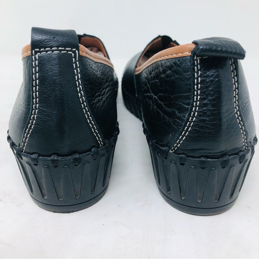 New Spring Step Tispea Leather Wedge Loafers - Picture 6 of 7